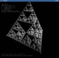3D Sierpinski fractal generator screenshot